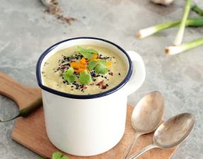 Сыроедческий Кукурузно-Авокадный Суп