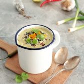 Сыроедческий Кукурузно-Авокадный Суп